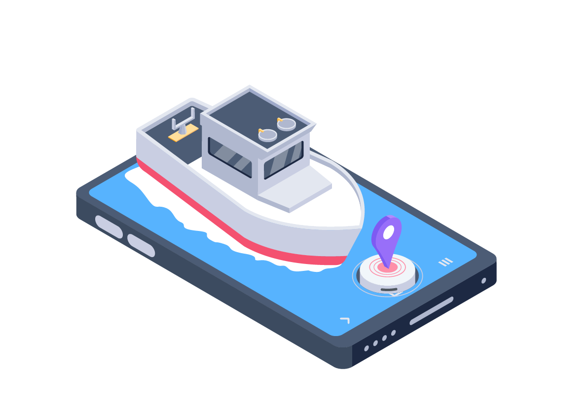 واجهة تتبع القوارب